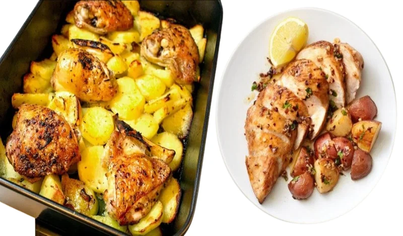 Authentic Greek Lemon Chicken And Potatoes