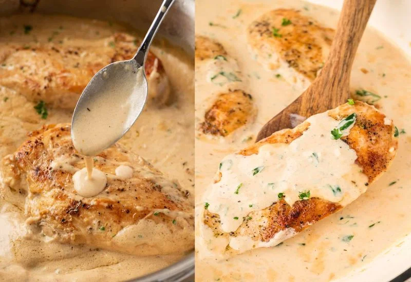 Creamy Chicken in Parmesan Sauce