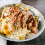 Low Calorie Chicken Alfredo Pasta