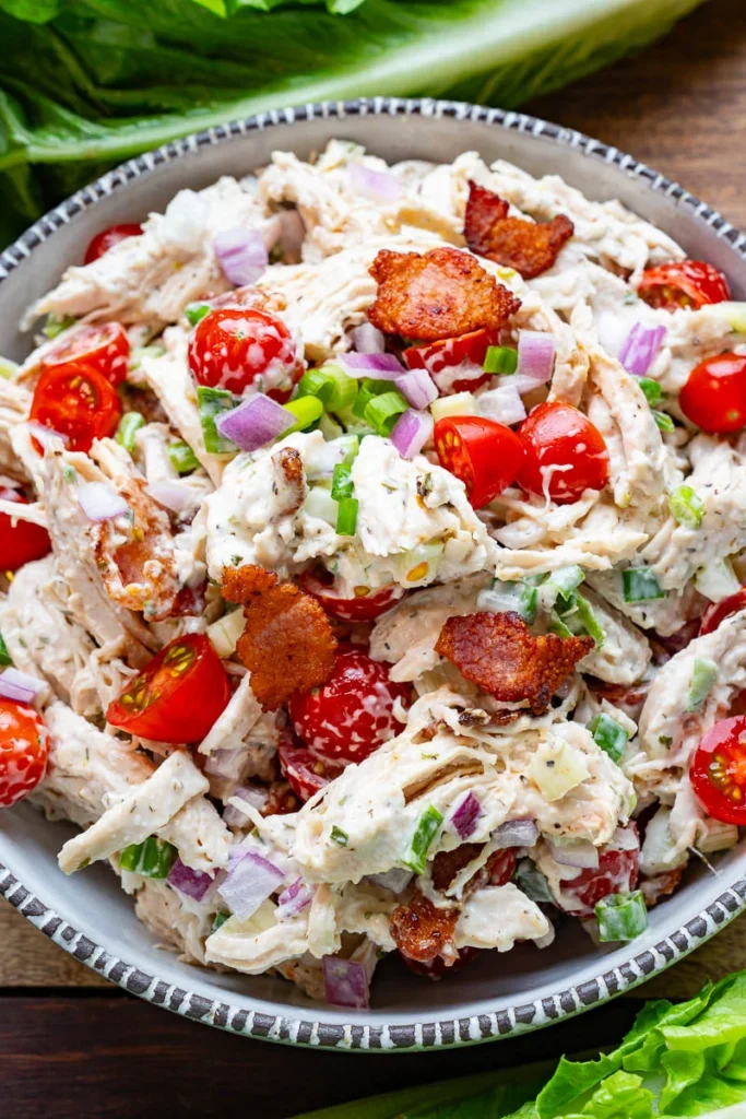 Healthy BLT Chicken Salad