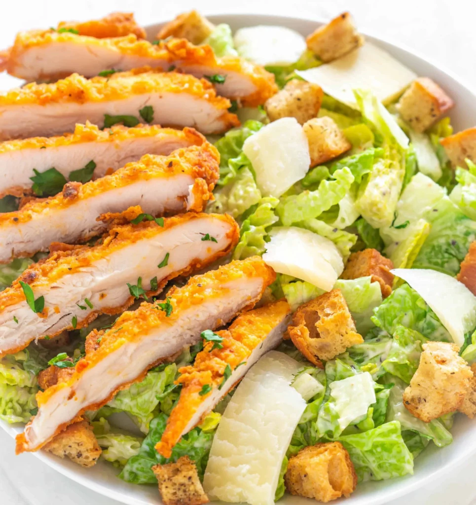 EXTRA Crispy Chicken Caesar Salad