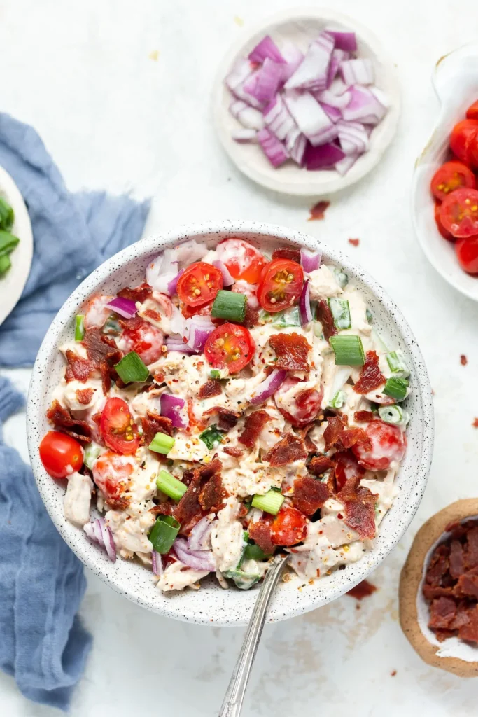 Healthy BLT Chicken Salad