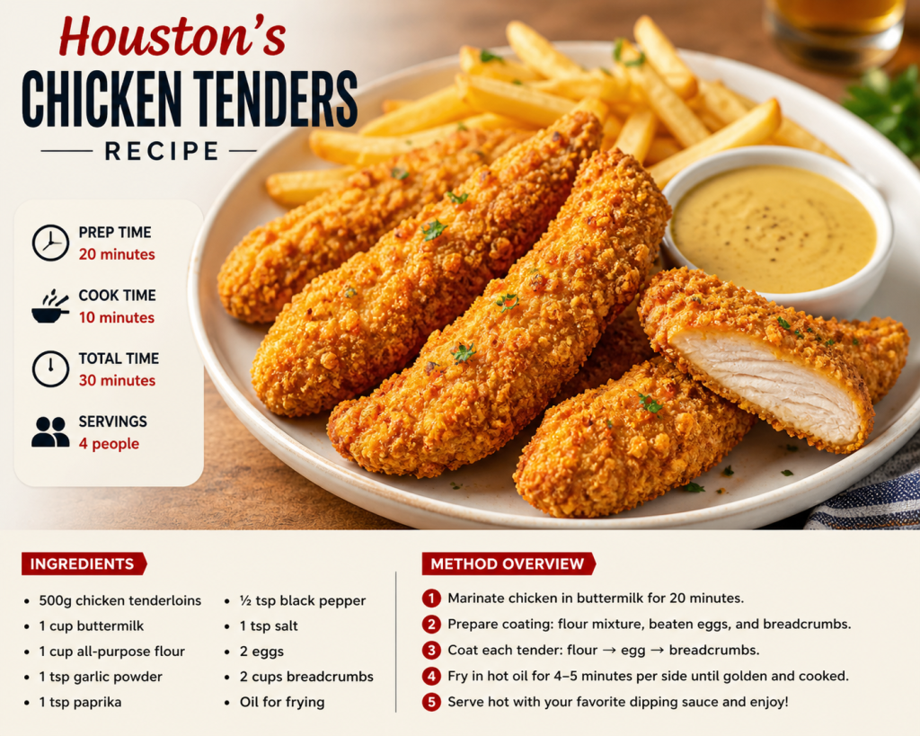 How to Make Houston’s Chicken Tenders Recipe